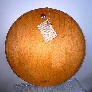 J.K. Adams Vermont Maple Artisan 12" Round Server Cheese, Cutting Board